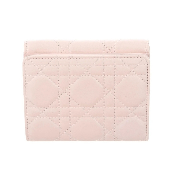 Dior Addict Pink Cannage Leather Wallet - Picture 4 of 5